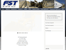 Tablet Screenshot of fstsand.com